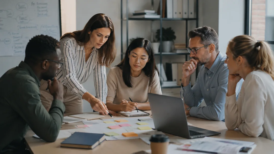 Atividade colaborativa em treinamento corporativo